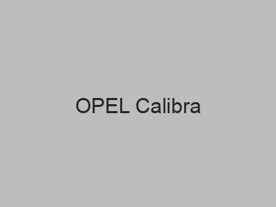 Enganches económicos para OPEL Calibra